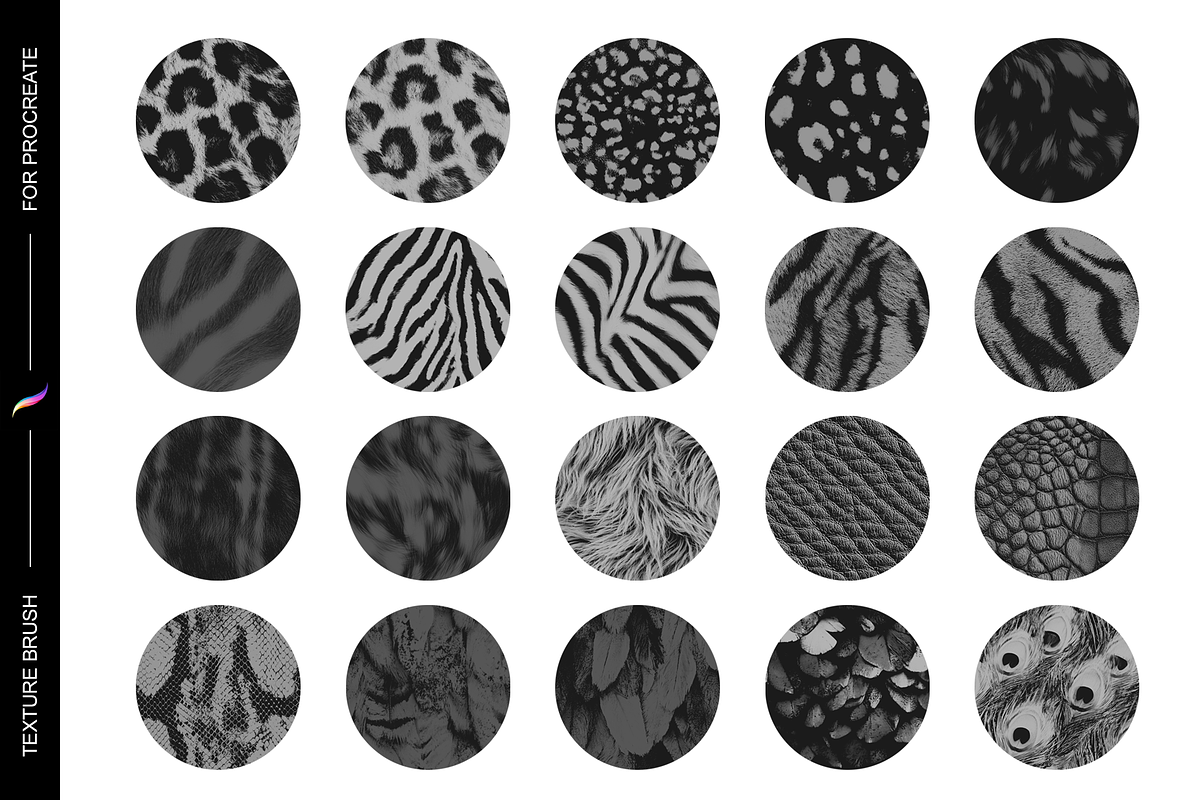 Animal Print brushes for Procreate 2, a Brush Add-On by Patternish (Photo 4 of 6)