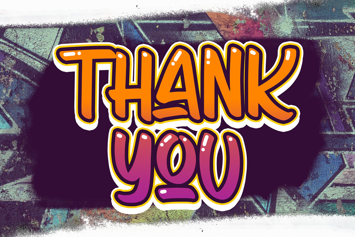 Sale! : Arcinoll - Graffiti Font, a Font by Almarkhatype (Photo 10 of 10)