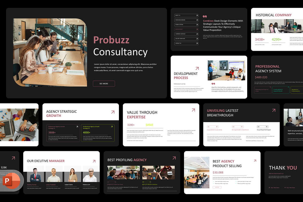 Professional Agency Presentation, a Presentation Template by Hammad Arif (Photo 1 of 2)