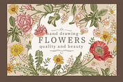 7 Wedding cards flowers roses, an Object Graphic by Vintage (Thumbnail 1 of 8)