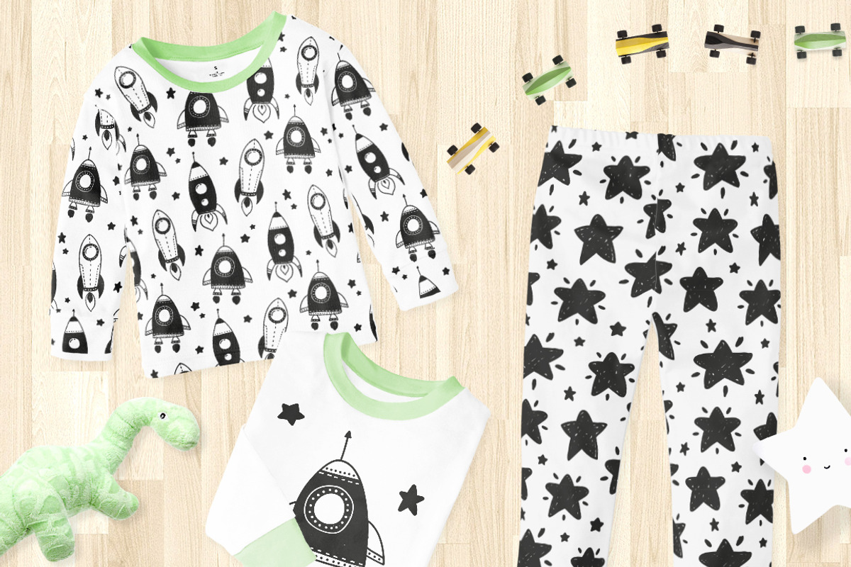 51 kids patterns, for boys & girls!, a Pattern Graphic by Inna Moreva (Photo 8 of 9)