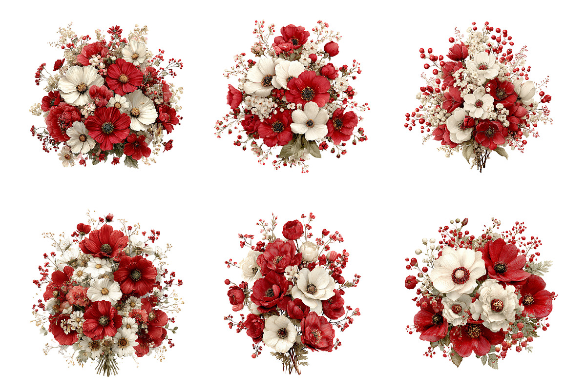 Mothers day flower clipart, an Illustration by SinaCreation (Photo 5 of 11)