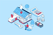 Isometric Concepts Illustrations, a Finance Illustration by alexdndz (Thumbnail 14 of 26)