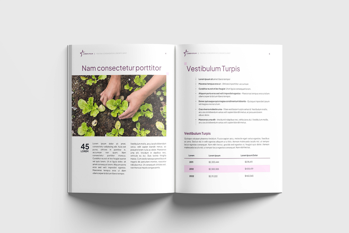 Report Design Template, a Marketing Template by CubicSpace (Photo 4 of 6)