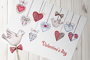 Valentine's day, a Decorative Illustration by OlyaSenko (Thumbnail 8 of 9)