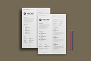 classic resume, a Resume Template by Izalsye (Thumbnail 1 of 4)