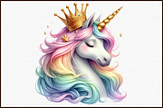 Unicorn Birthday Sublimation Clipart, an Illustration by Sublimation Artist (Thumbnail 3 of 6)
