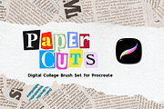 Collage Brushes - Procreate, a Brush Add-On by Wicked Creative (Thumbnail 13 of 13)