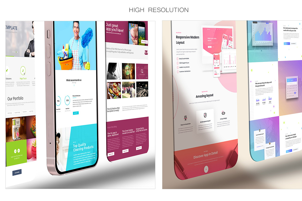 ALL 3D iPHONE MOCK-UP BUNDLE VOL-I4, an iPhone Mockup by Graphicsworld125 (Photo 10 of 20)