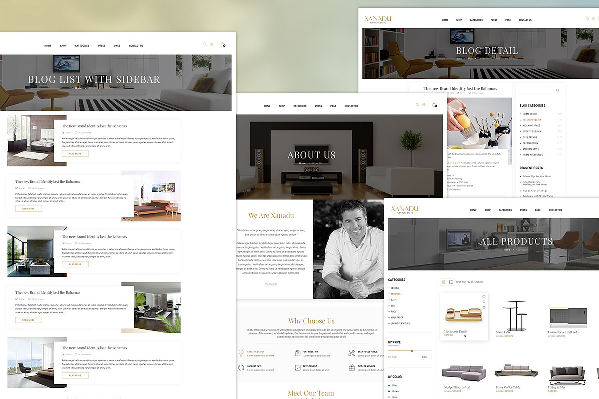 Xanadu – MultiConcept PSD Template, a Websites & App Template by EngoCreative.com (Photo 4 of 5)