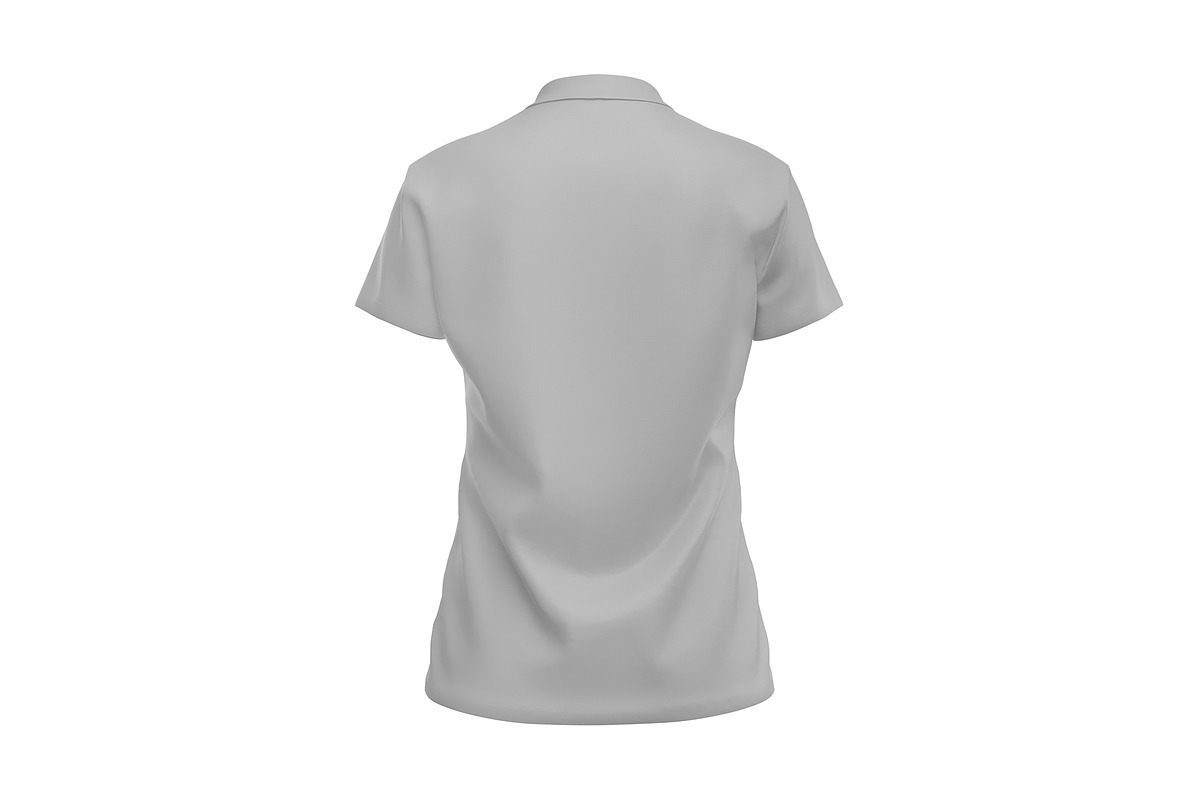 Woman Polo Shirt Mockup, a Shirt Mockup by mockupbuys (Photo 5 of 6)