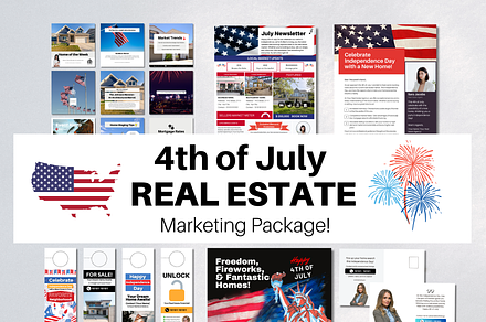 4th Of July Real Estate Template