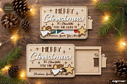 Christmas Card Holder SVG Bundle, a Decorative Illustration by svgocean (Thumbnail 14 of 15)