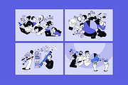 Creative Business Banners, a Person Illustration by PureSolution (Thumbnail 2 of 12)