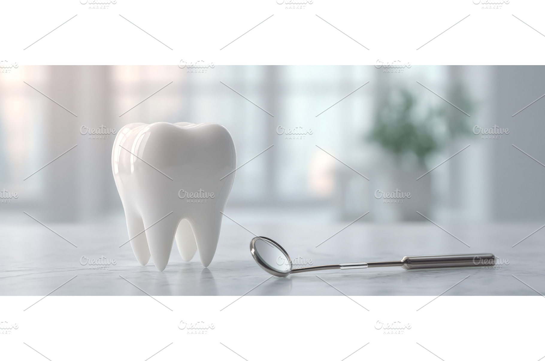 A 3D illustration features a dentist, a Health & Medical Photo by ZinetroN