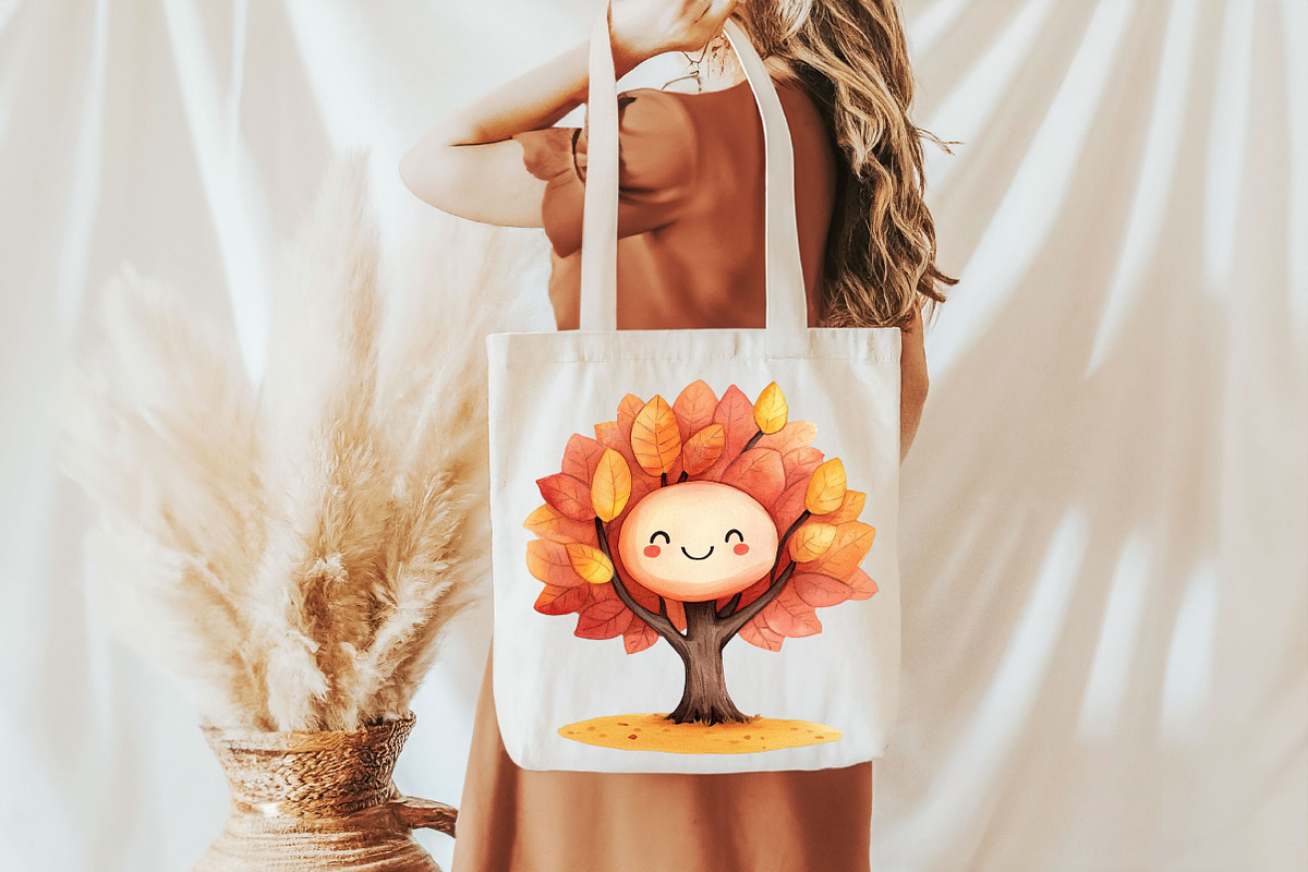 Kawaii Cozy Fall Autumn Clipart, an Illustration by Pixels.Craft (Photo 6 of 7)