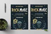 Rock Music Festival Night Flyer, a Flyer Template by Annora Studio (Thumbnail 2 of 5)