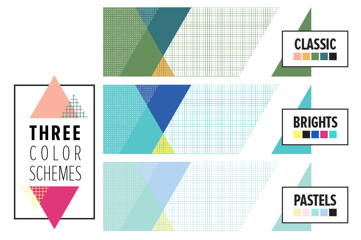 COLOR BLOCK Backgrounds, a Pattern Graphic by Anugraha Design (Photo 5 of 7)