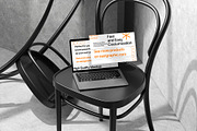 10 PSD Futuristic MacBook Mockup, a Mac Mockup by East Gallery (Thumbnail 3 of 10)