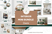Premium Interior Design Templates, a Social Media Template by Branding by Kellsey (Thumbnail 1 of 5)