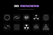 Chrome & Vector Abstract Shapes Pack, an Object Graphic by Samolevsky (Thumbnail 4 of 25)