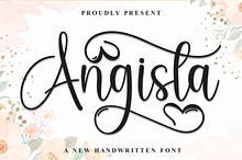 Angista | Script Font