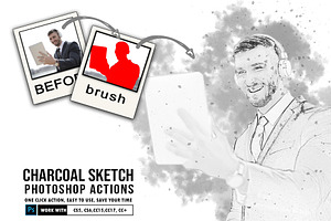 30 Modern Sketch Photoshop Actions