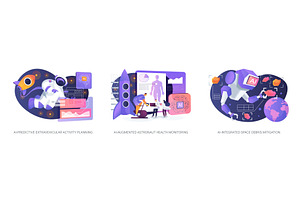 AI Solutions for Space Safety, a Technology Illustration by Visual Generation