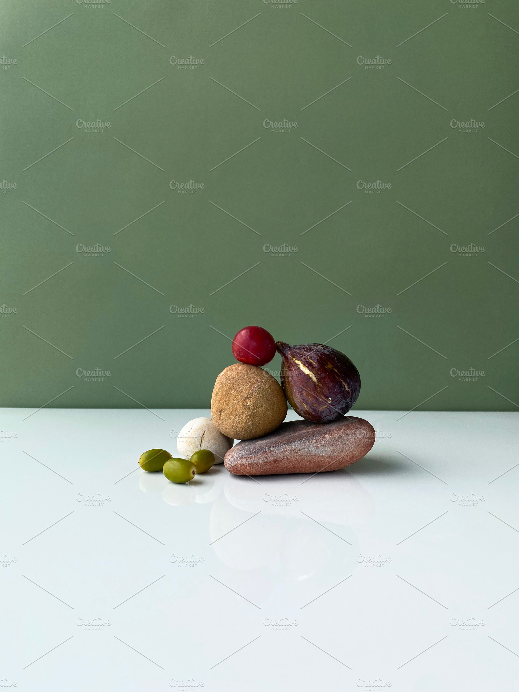 Figs and Stones, a Food & Drink Photo by AselAbilkhamit