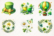 Pastel Patrick's Day Clipart PNG, an Illustration by SinaCreation (Thumbnail 3 of 3)