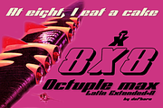 Octuple max -2 fonts-, a Sans Serif Font by deFharo (Thumbnail 7 of 8)