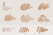 Real Watercolors - Photoshop Brushes, a Brush Add-On by GRANCI STUDIOS (Thumbnail 5 of 9)