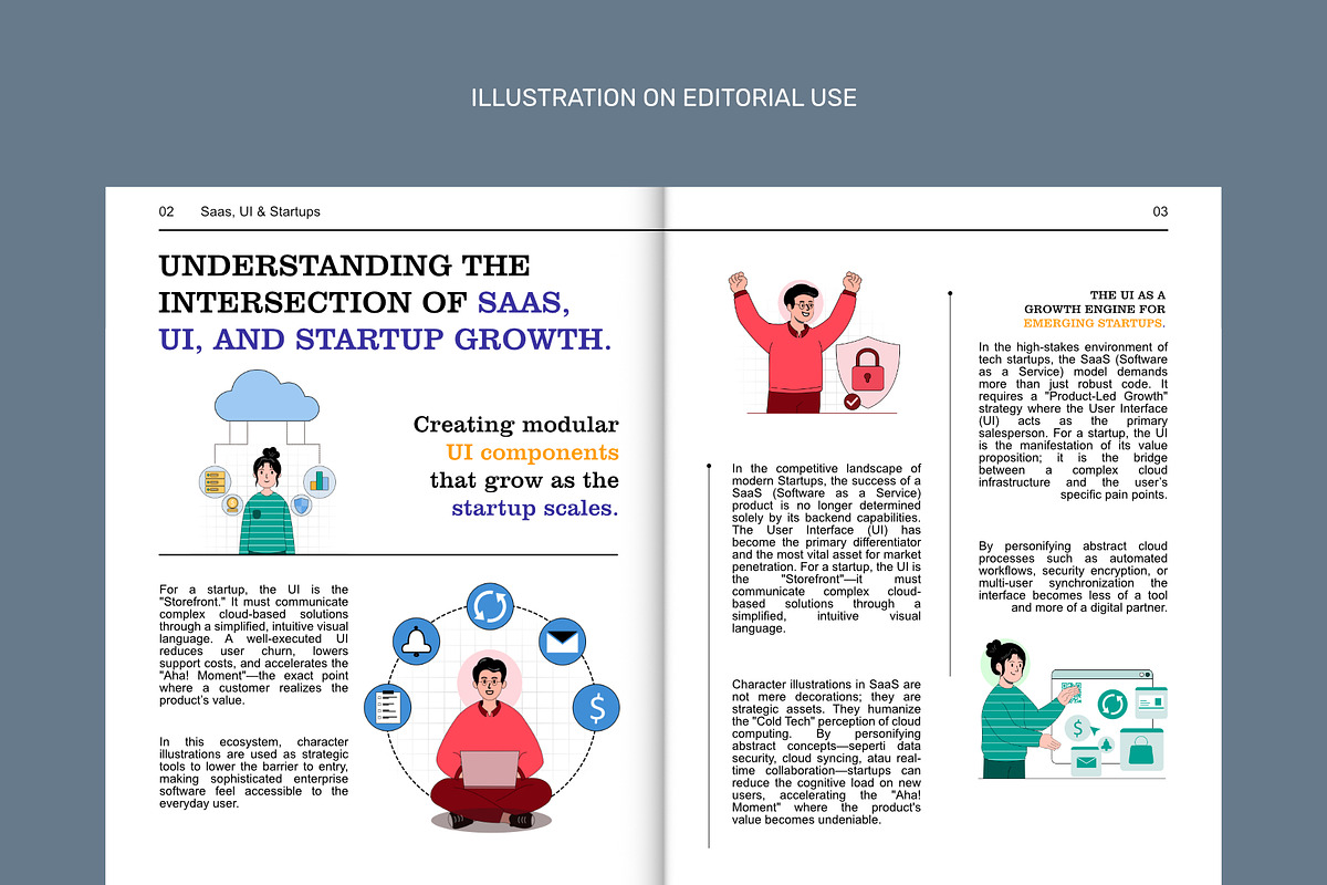 SaaS, UI & Startup Illustration Set, a Finance Illustration by SLAB! Design (Photo 4 of 6)