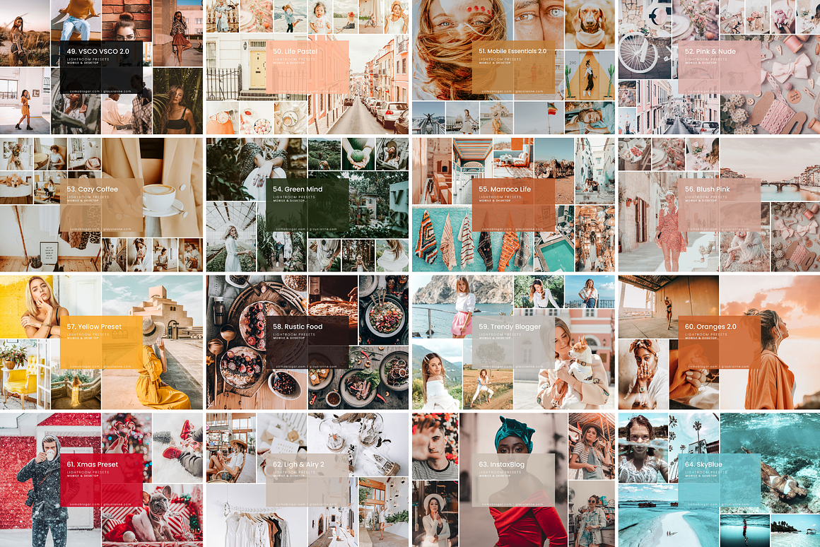 HUGE Bundle Presets (108 Packs), an Action Add-On by Advina Store (Photo 5 of 8)