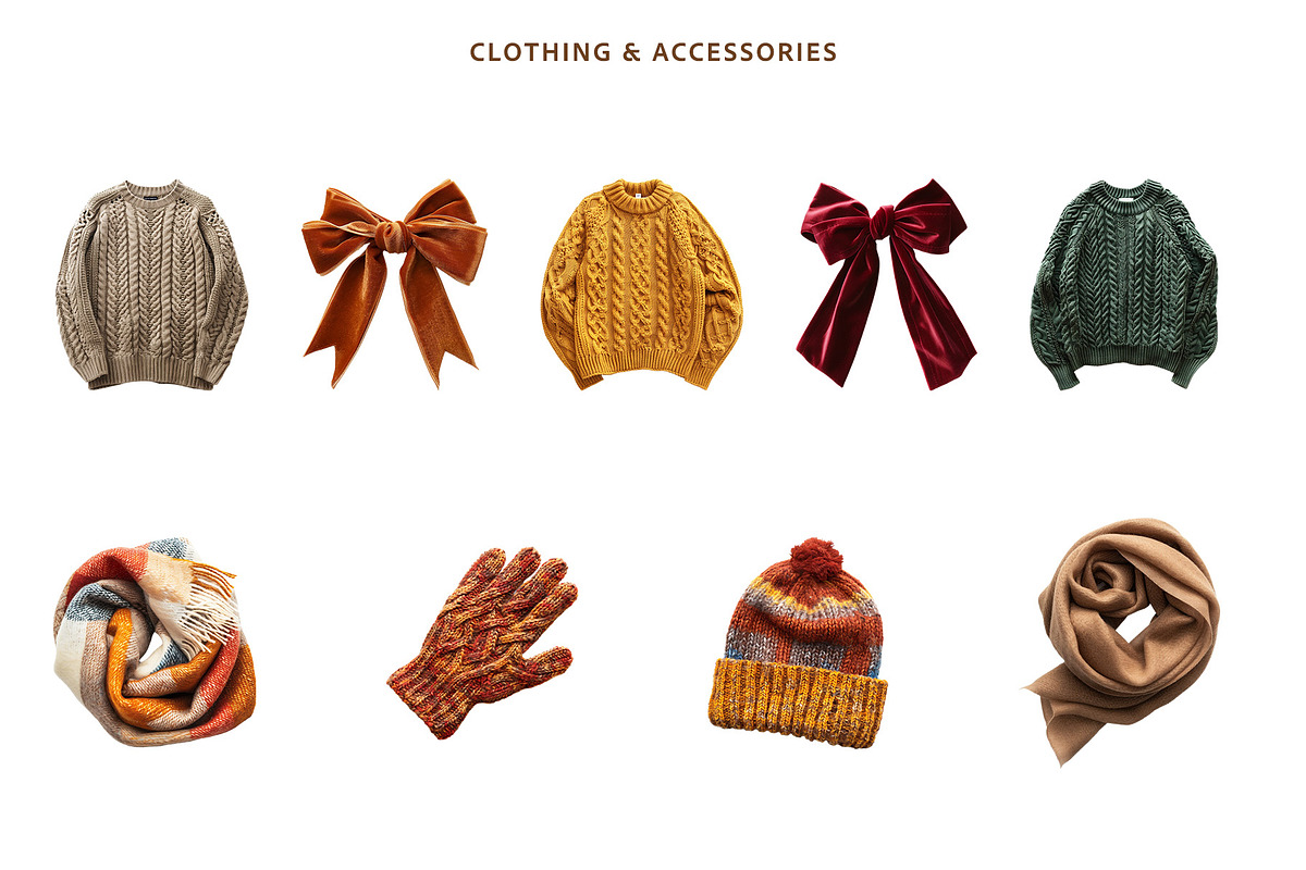 Vintage Autumn Collage Clipart Set, an Object Graphic by NatalieArtShop (Photo 6 of 12)