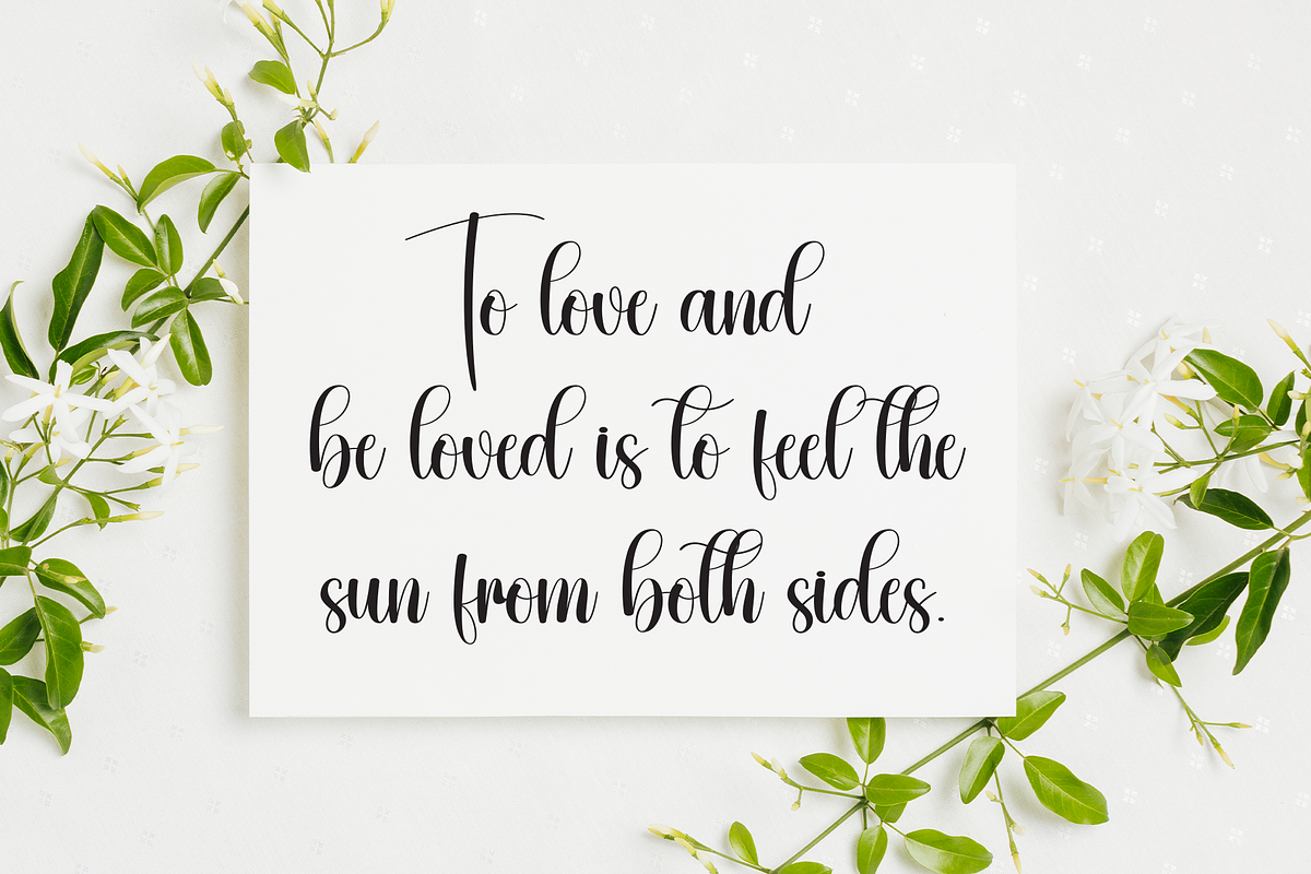 Autumn | Script Font, a Handwritten Font by Scratchones (Photo 3 of 9)