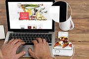 Mockup for MacBook Pro and iPhone6, an iPhone Mockup by Made by Mancie (Thumbnail 2 of 5)