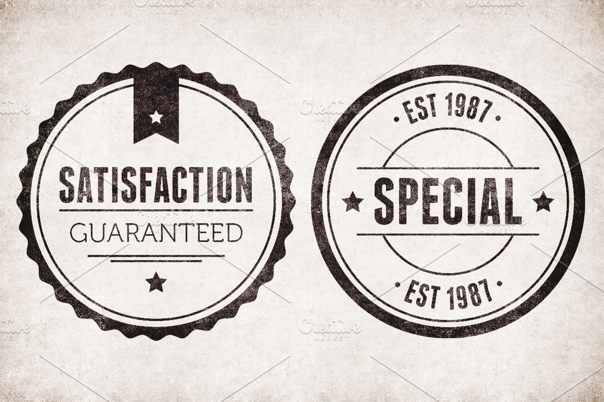 Vintage Badges Vector Pack 2 preview 3