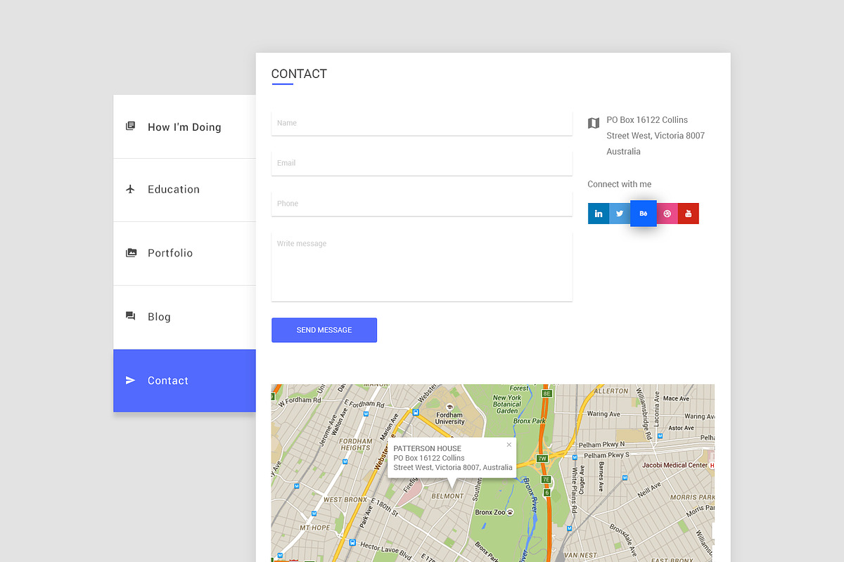 Material CV / Resume, a Resume Template by moinkhanuy (Photo 10 of 10)