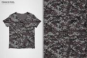 France Pixel Camouflage Patterns, a Pattern Graphic by 3Y_Design (Thumbnail 4 of 6)