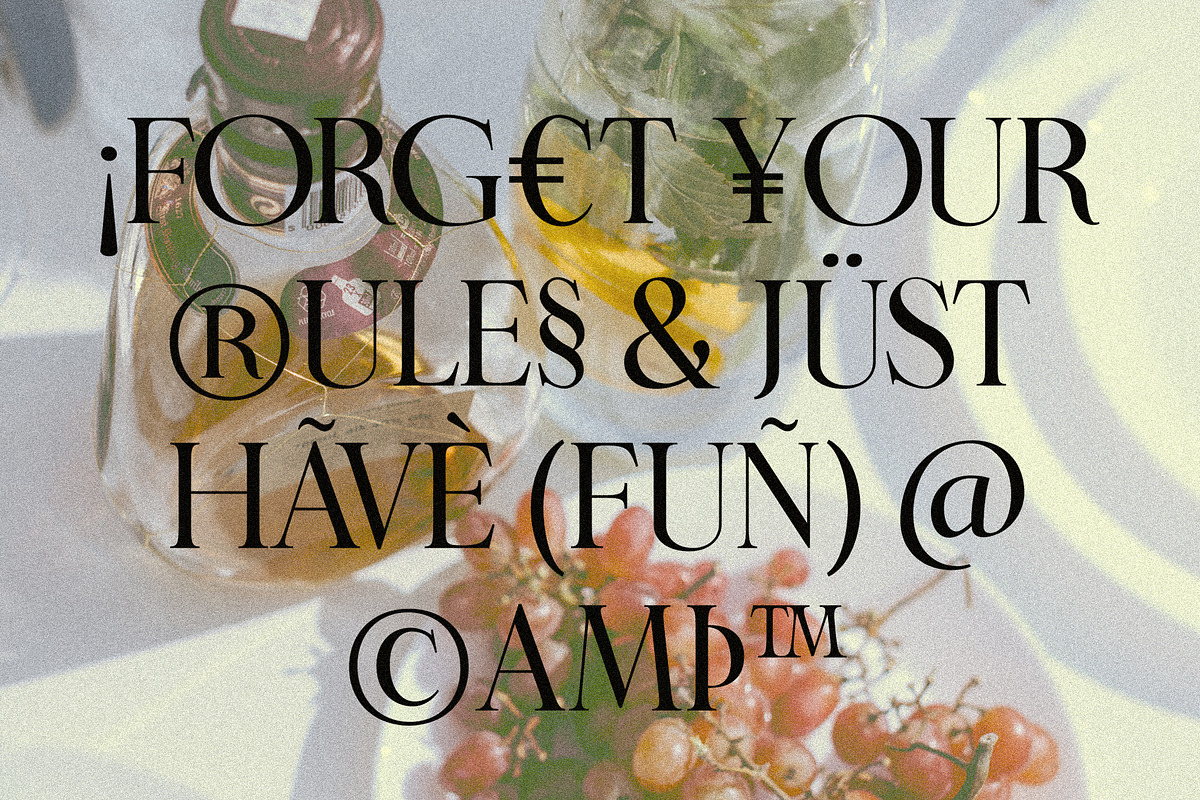Late Checkout Serif with Free Sans!, a Serif Font by Blythe Green (Photo 10 of 13)