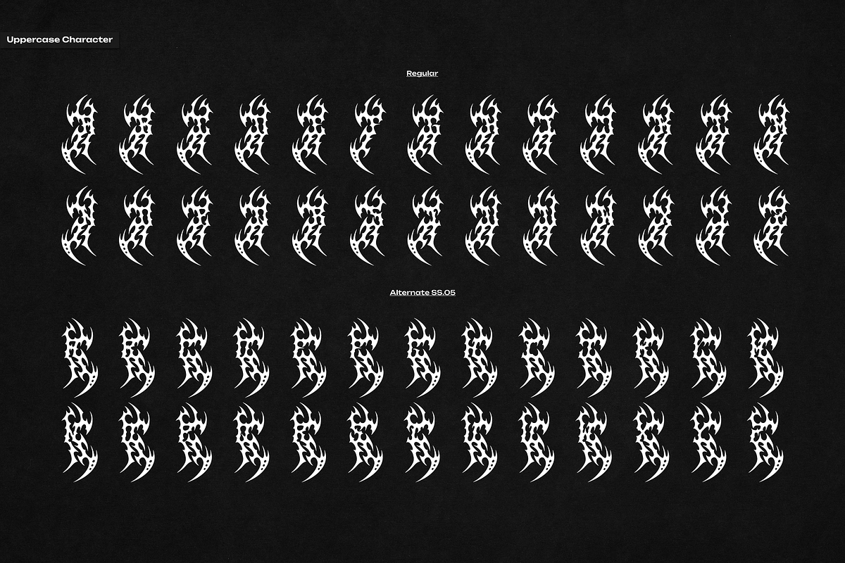 Karnage | Black Metal Font, a Blackletter Font by Denustudios (Photo 11 of 12)