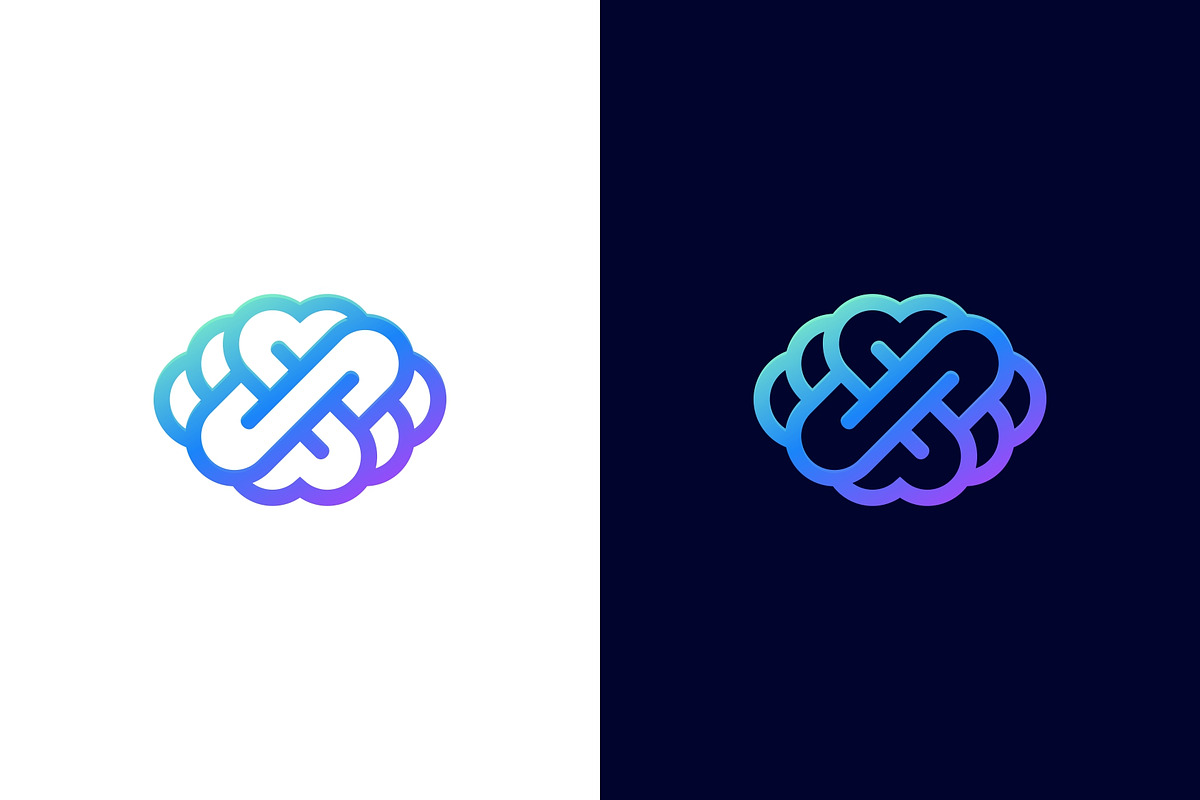 Gradient Modern Smart Brain Logo, a Branding & Logo Template by Artnivora.Std (Photo 2 of 4)