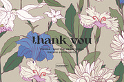 Elegant Botanical Floral Pattern, a Pattern Graphic by likorbut (Thumbnail 14 of 14)