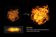 Dynamic Fire Photoshop Brushes, a Brush Add-On by Mohamed Saber (Thumbnail 6 of 7)