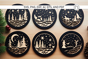 Cricut Christmas Coasters SVG bundl, a Graphic by NGISED (Thumbnail 7 of 10)