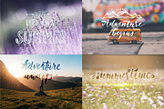 Summer Overlays and lettering, an Illustration by CreativeJourney (Thumbnail 3 of 5)