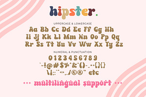 Hipster - Fun Vintage Retro Font