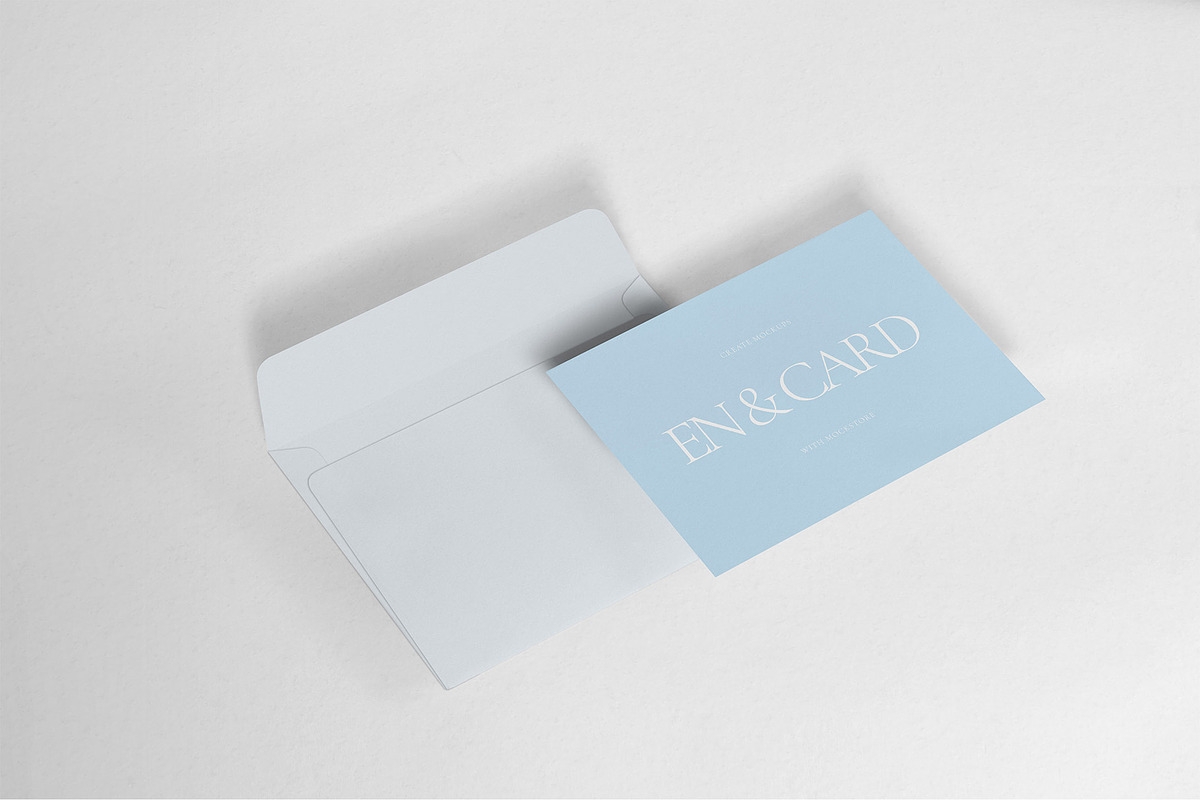 Envelope & Card Invitation Mockups, a Print Template by Mockstore (Photo 13 of 14)