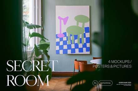 Secret Room Mockup Bundle, an Advertising Mockup by Goodies.Buro